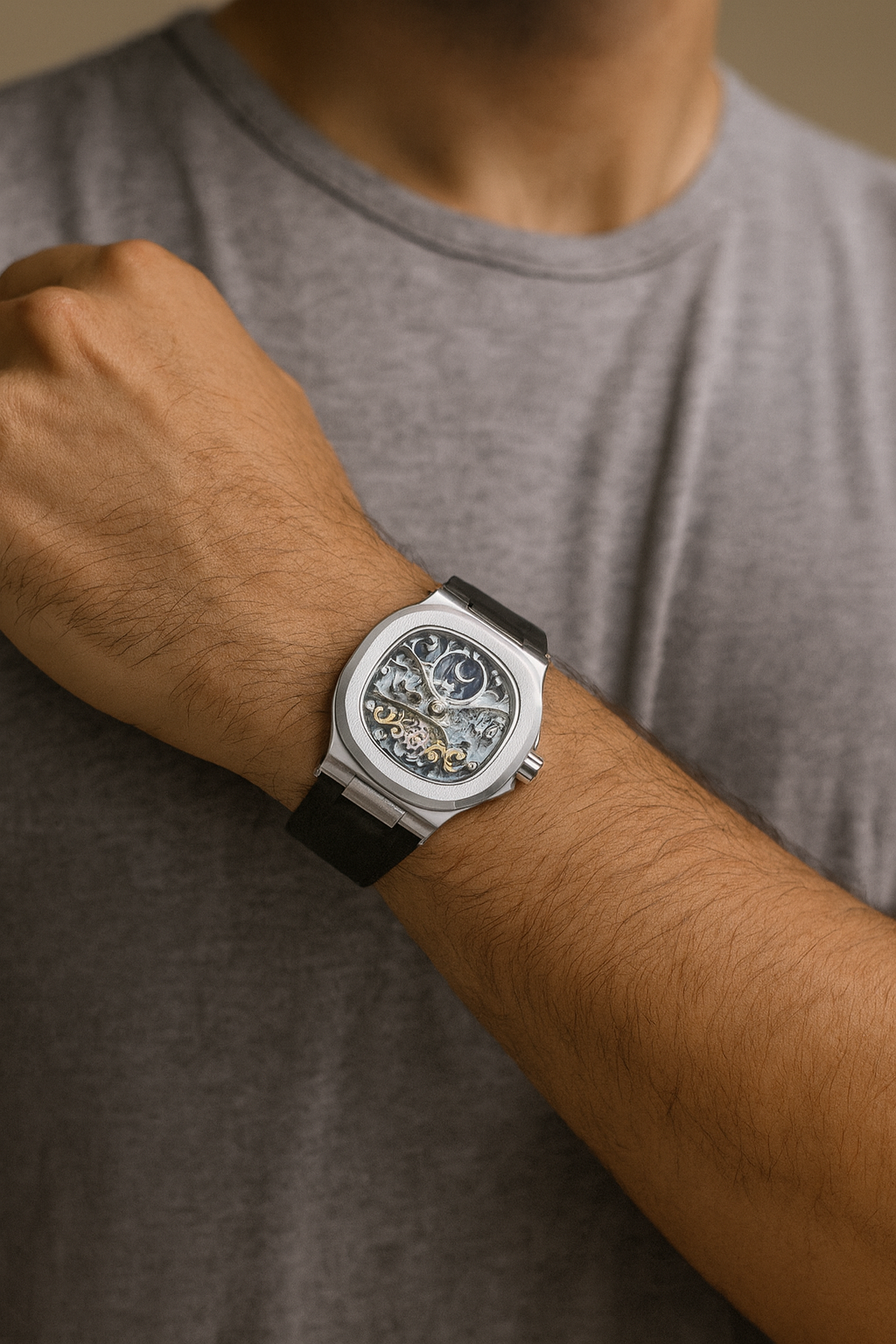 Vanguart Watches ® | Lunar Silver/Black