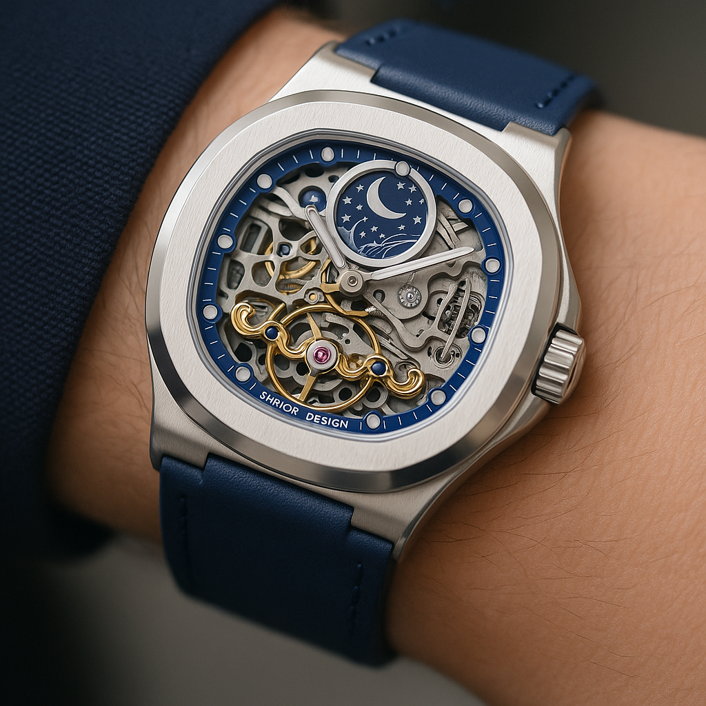 Vanguart Watches ® | Lunar Silver/Blue